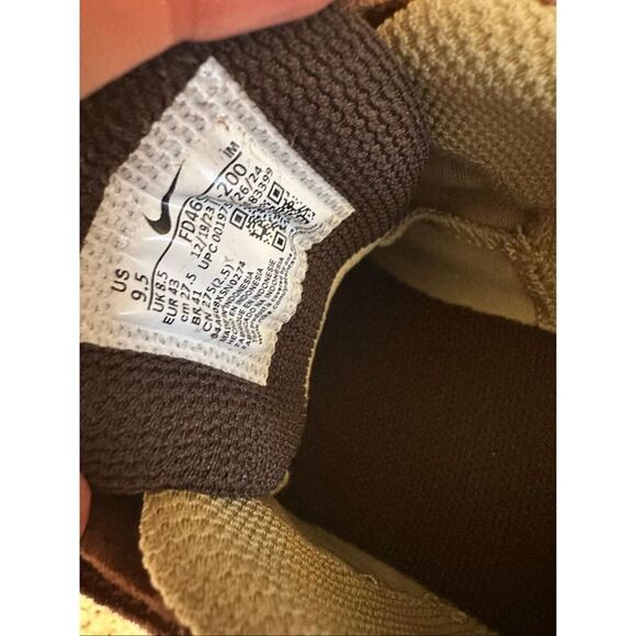 Nike SB Cacao Brown Vertebrae Mens Lace Up Sneakers Size 9.5 - Picture 4 of 7